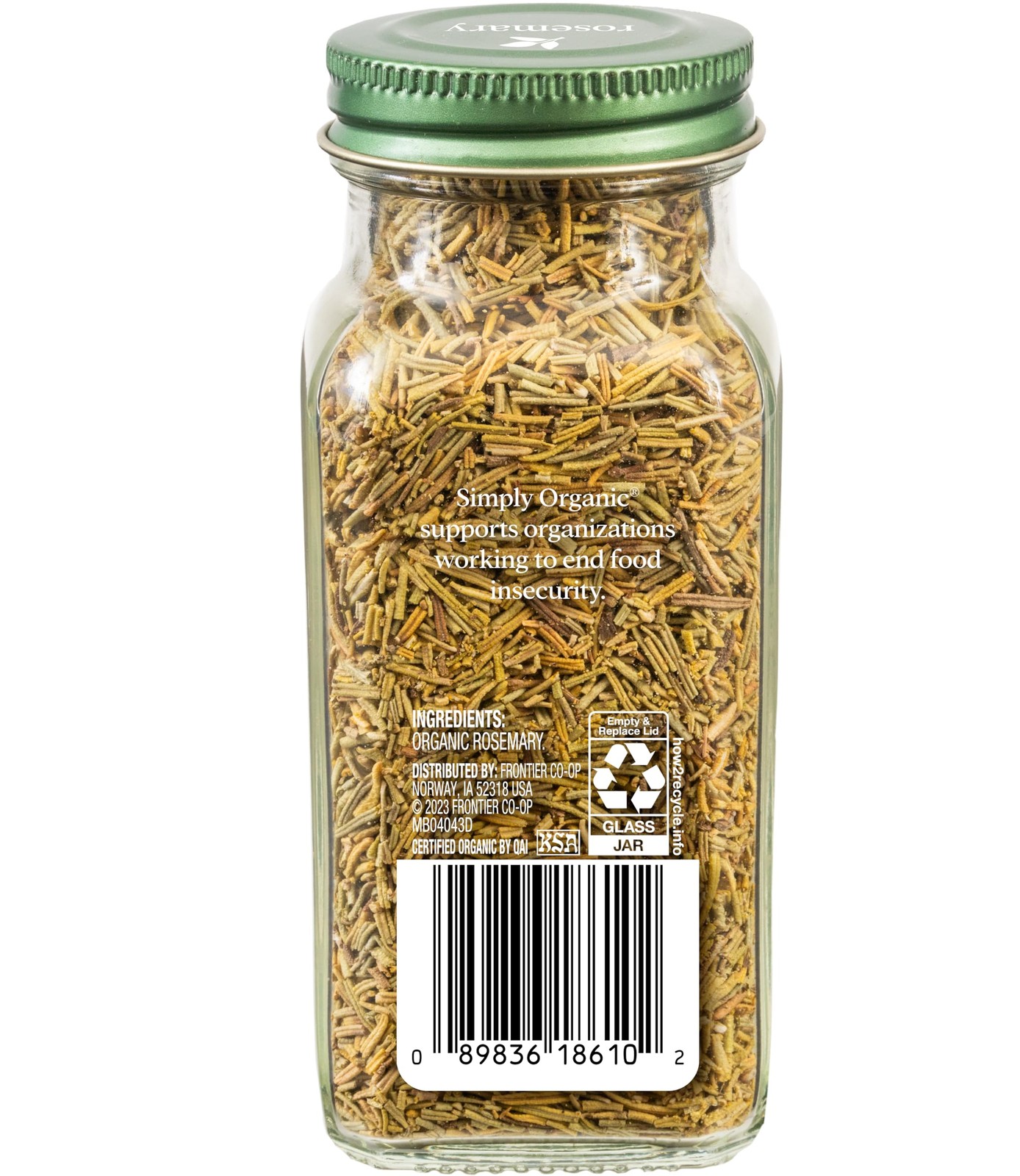 Simply Organic Whole Rosemary Leaf, 1.23 Ounce, oz (Pack of 1), No Color