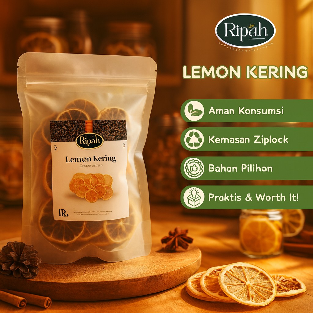 3x Lemon Dried Slices 25g (75g total) bundle – natural aroma ritual