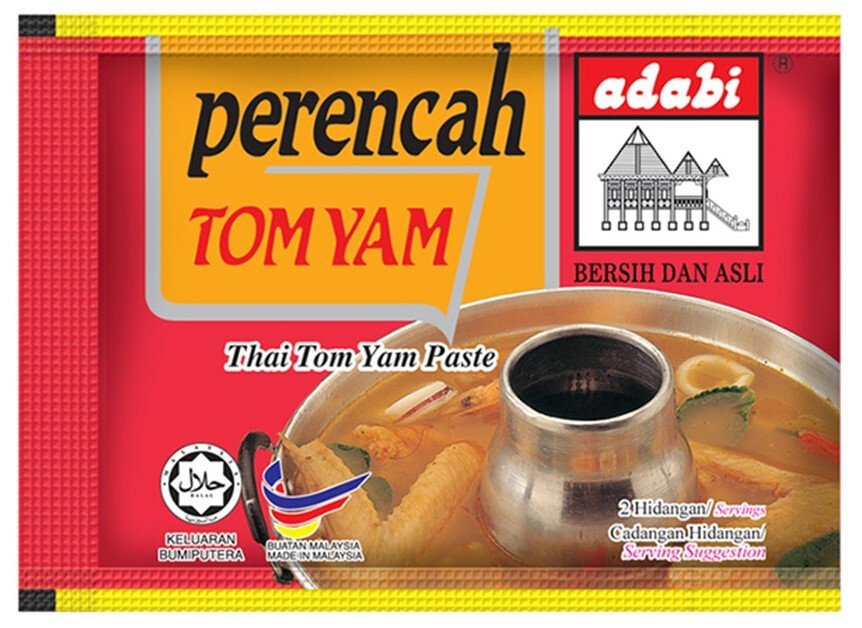 Adabi Brand Thai Tom Yam Paste – 3 x 40g [Free Shipping]