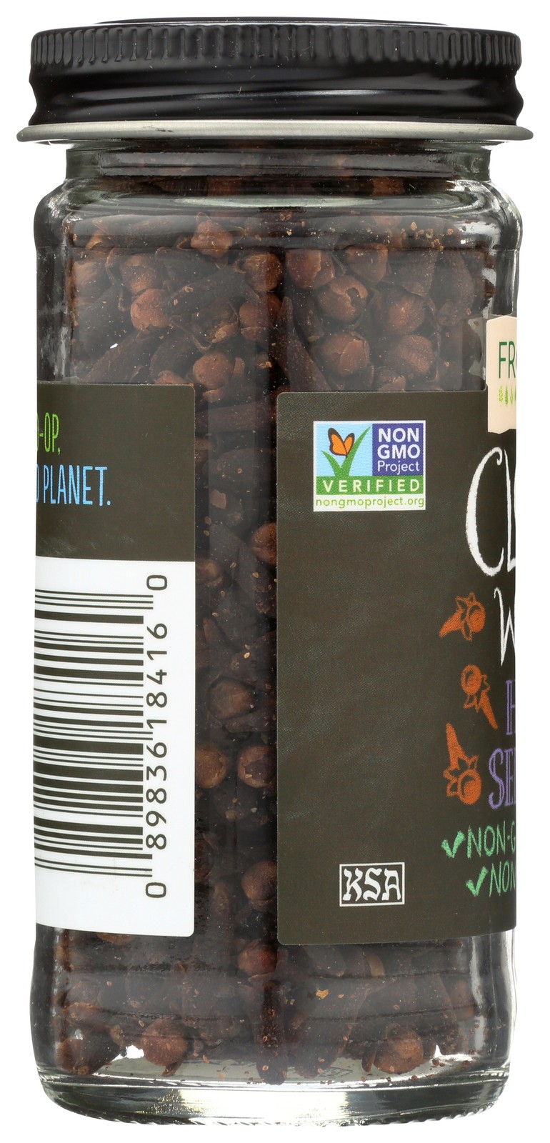 Frontier -Op Co-Op Cloves Whole Hand Selected 1.36 Ounce Jar Seeds Oz 1 Pack