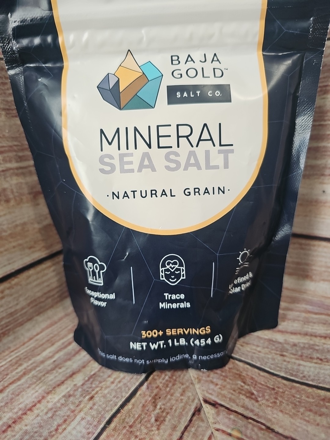Baja Gold Mineral Sea Salt – Pure & Organic Natural Grain Salt for Cooking Table