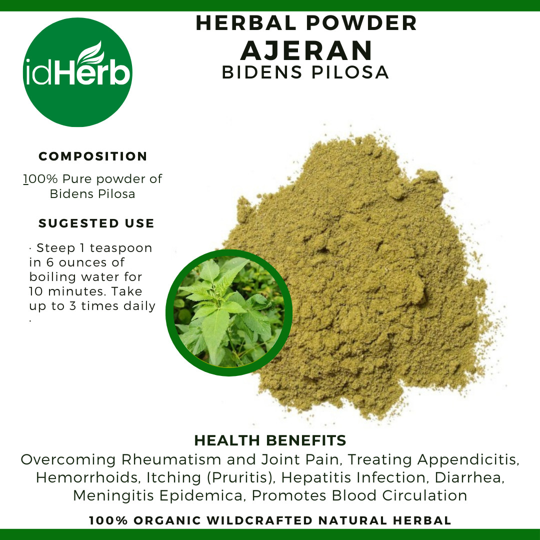 50 g – 500 g Powder Of AJERAN Bidens Pilosa Natural Herbs Organic WildCrafted