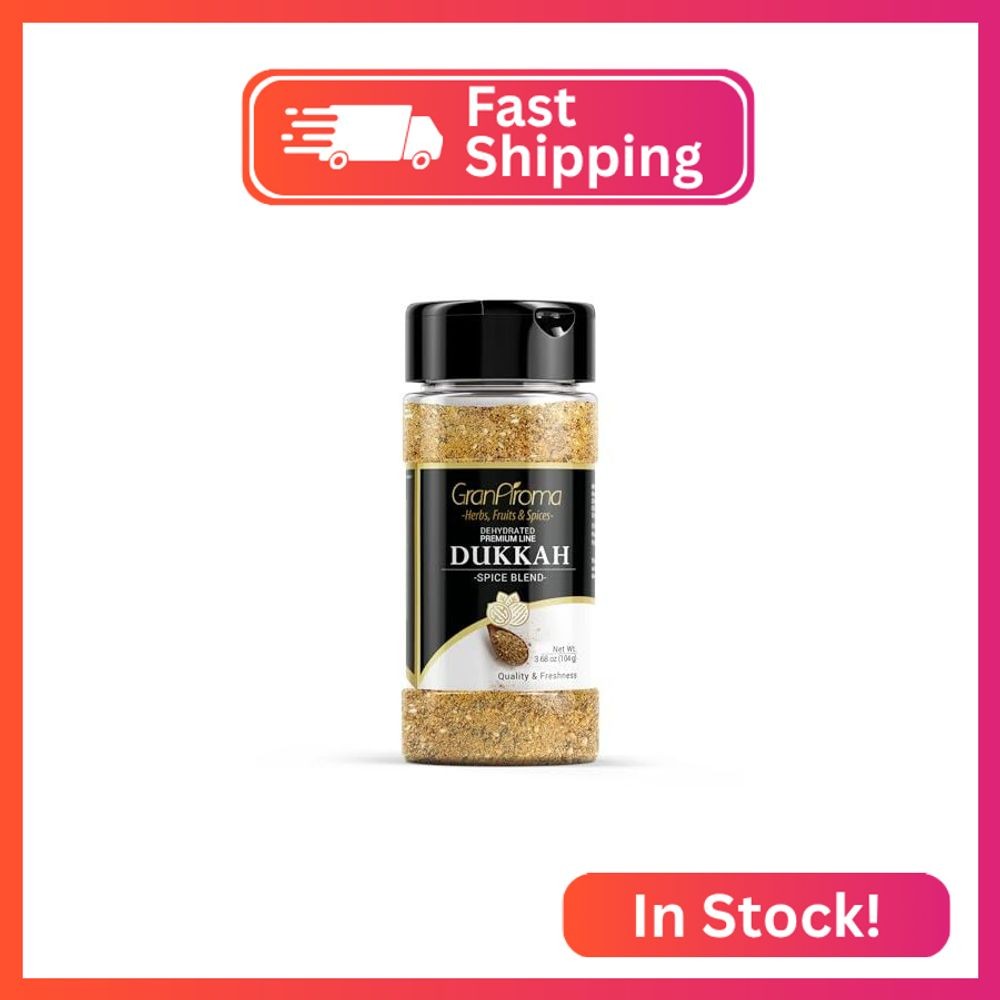 GranAroma Dukkah, Egyptian and Middle Eastern Spice Blend, Flavorful Blend (3.68