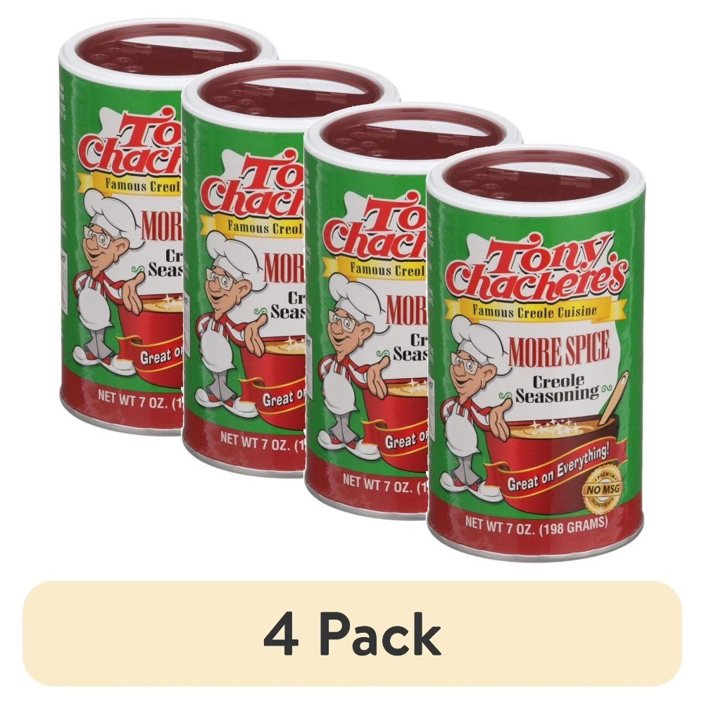 Cajun More Spice Seasoning 7 oz 4-Pack Creole Style Flavor Enhancer