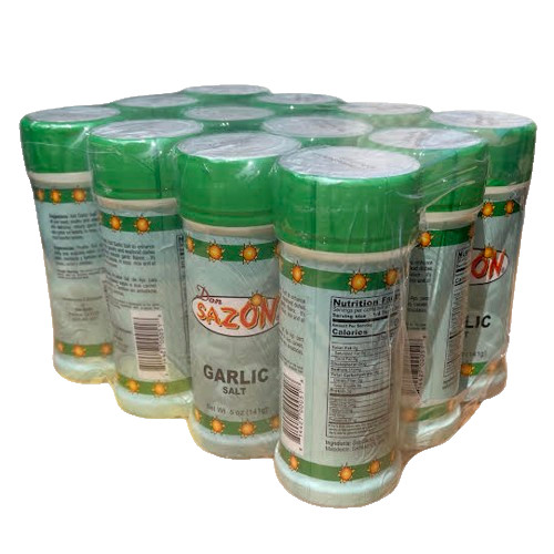 Don Sazon Garlic Salt Seasoning 12x5oz Bottles Case