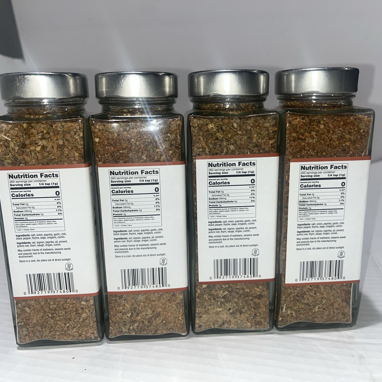 4 Pack Kickin’ Chicken Finger Lickin’ Spice Blend 9.17oz Each Gourmet Seasoning