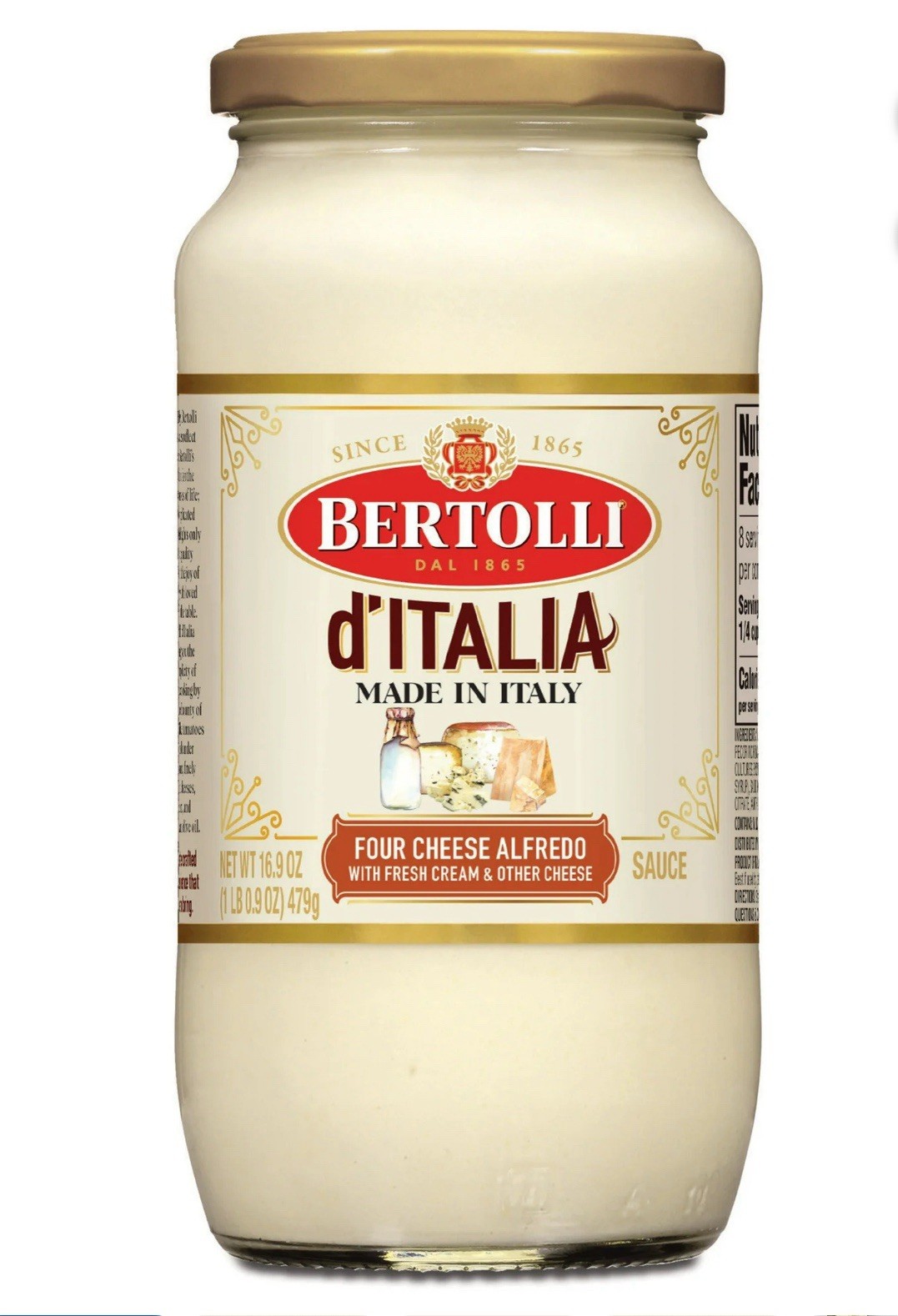 3 Pack- Bertolli d’Italia Four 🧀 Cheese Alfredo Sauce – 16.9 oz/BB : April 2026