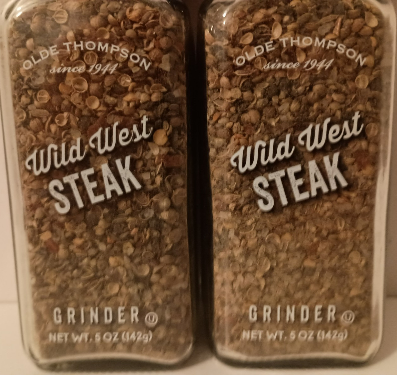 Olde Thompson Wild West Steak Seasoning Grinder 5 oz (2 Pack) Certified Kosher