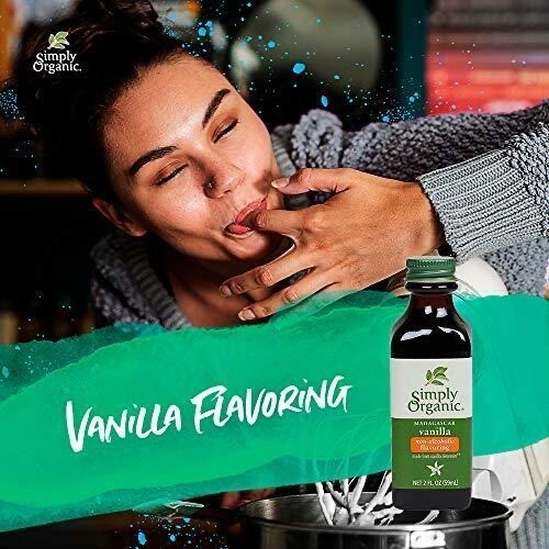 Simply Organic Vanilla Flavoring (non-alcoholic), Certified Organic | 4 ounce