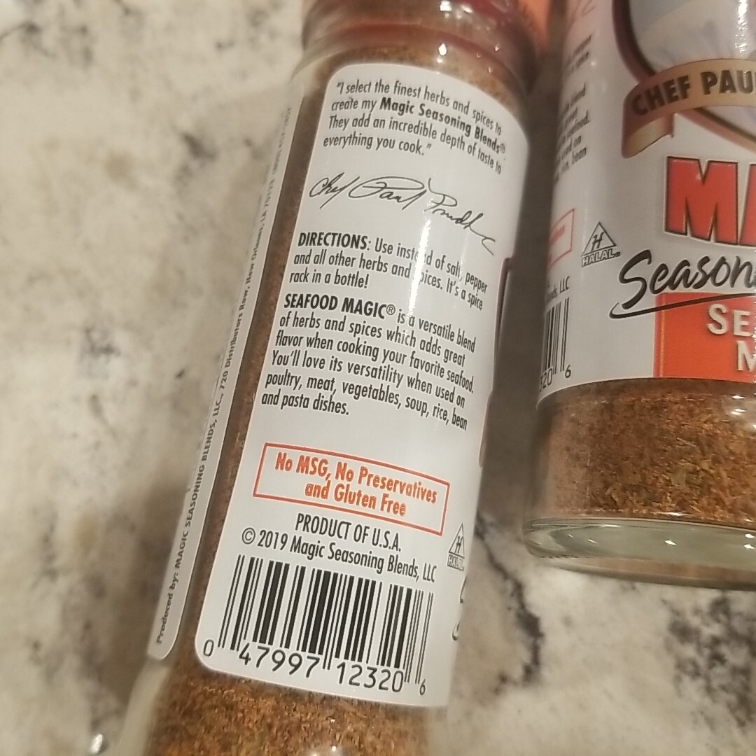 3 Chef Paul Prudhomme SEAFOOD MAGIC Seasoning Blend 2 oz Each 4/2027 Fish Season