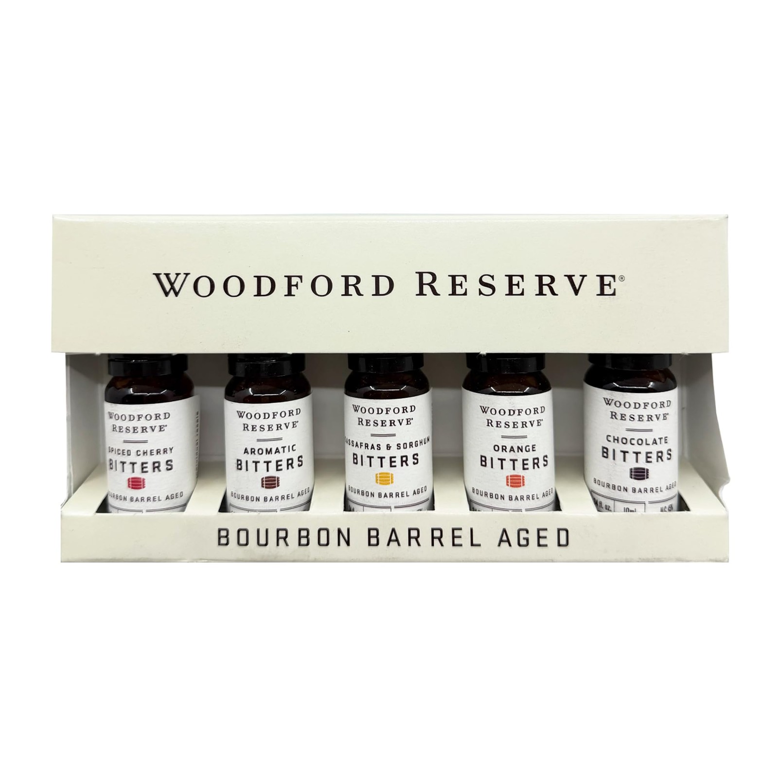 WOODFORD RESERVE® BITTERS DRAM SET – FIVE PACK (10ML 0.34 Fl Oz (Pack of 1)
