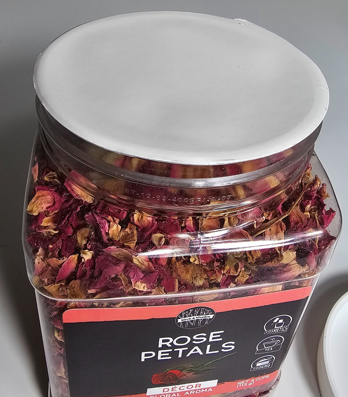 New Birch & Meadow 4Cups Rose Petals Decor Floral Aroma 113g, Edible,Soak in Tea