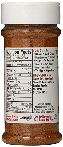 Bone Suckin Sauce Seasoning and Rub Chicken & Steak Dry Rubs Gluten & Fat Free