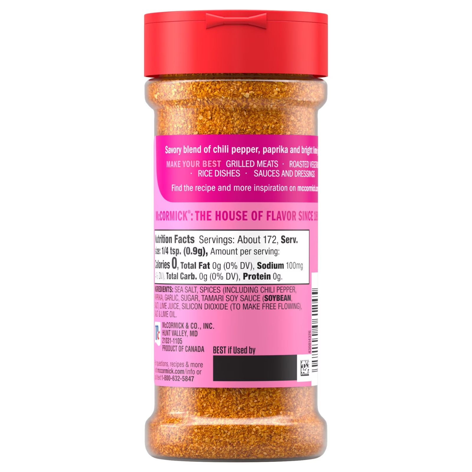 McCormick Peruvian Style Seasoning, 5.48 oz