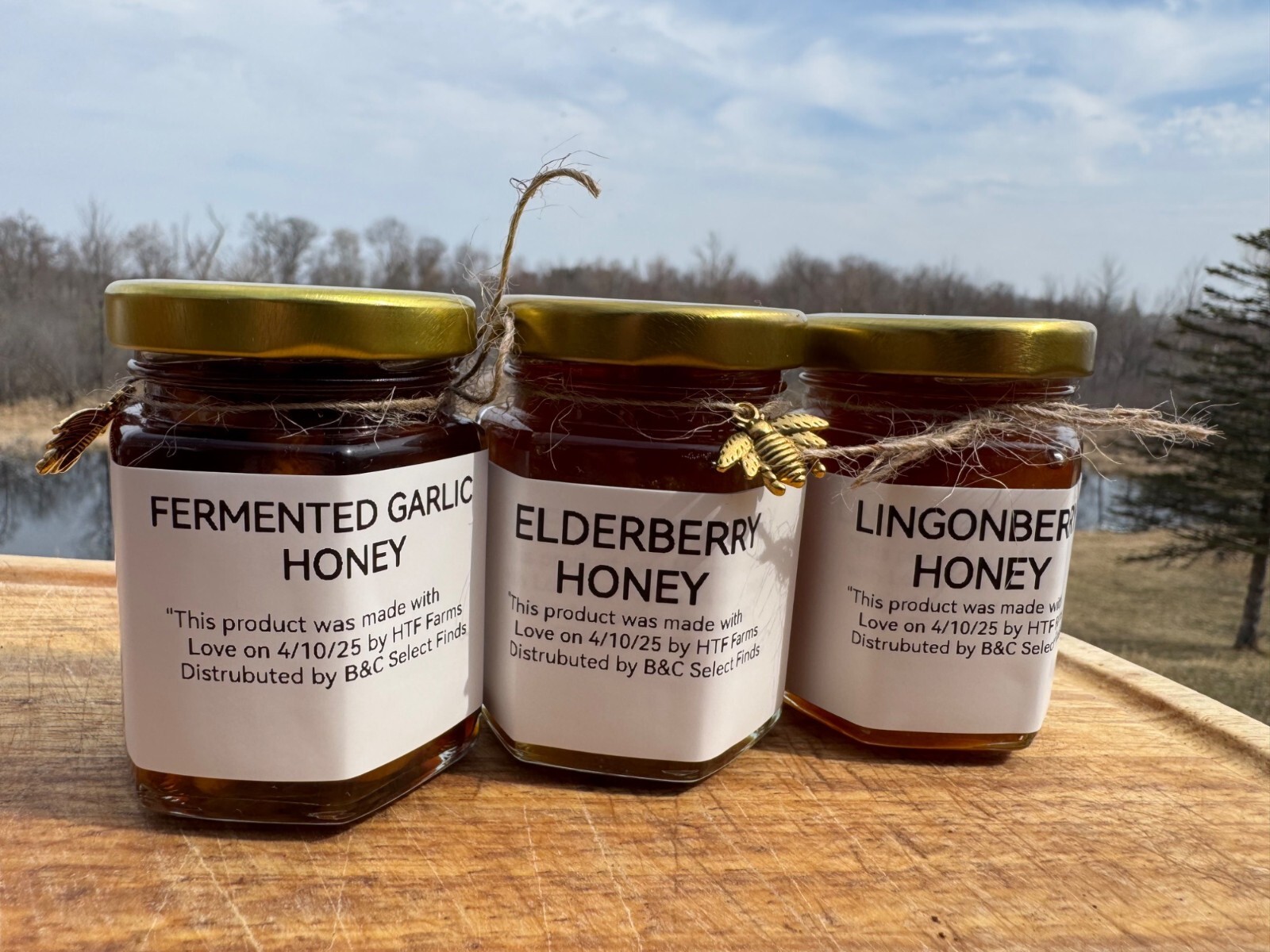 Chefs Curated Gourmet Food Set Fermented Garlic Honey Syrup