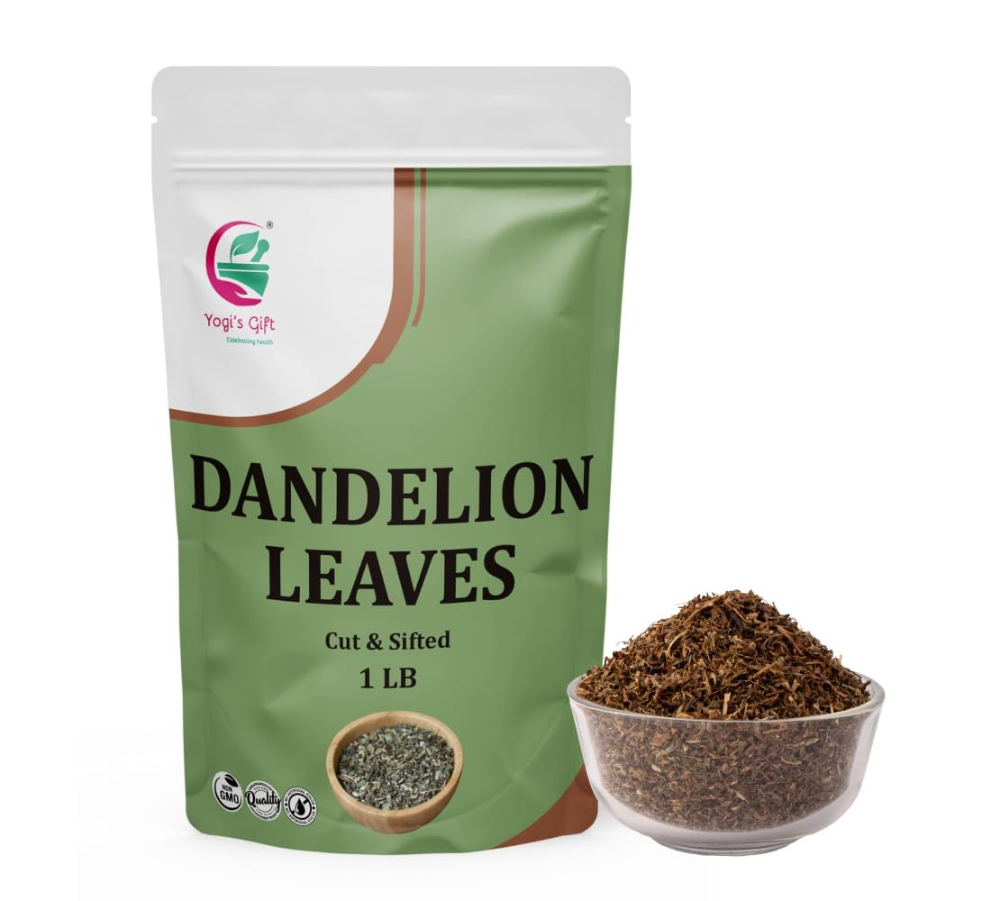 Dandelion Leaves Cut and Sifted 1 LB,100% Natural & Pure, Ideal for Dandelion Te