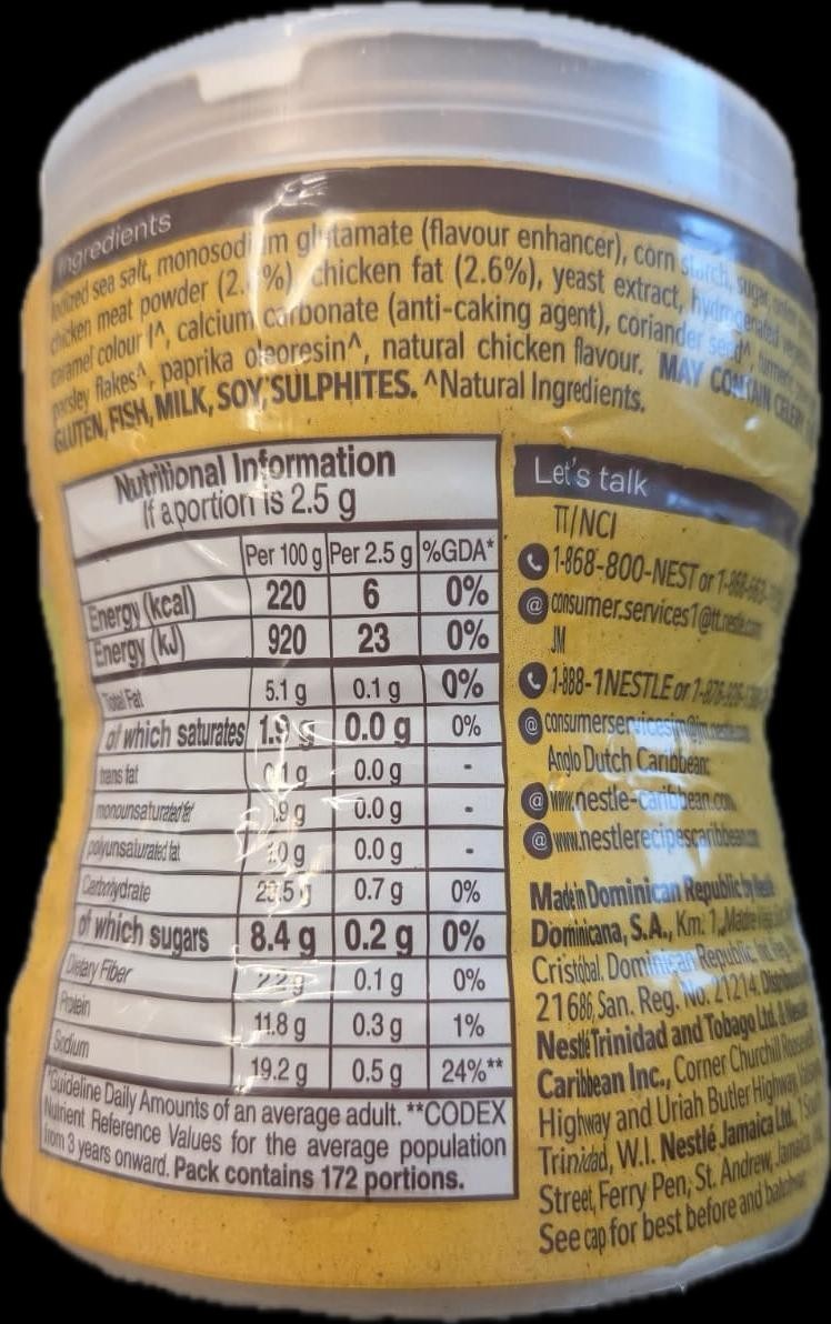 Jamaican Maggi Season-up Chicken Seasoning Mix (430g)