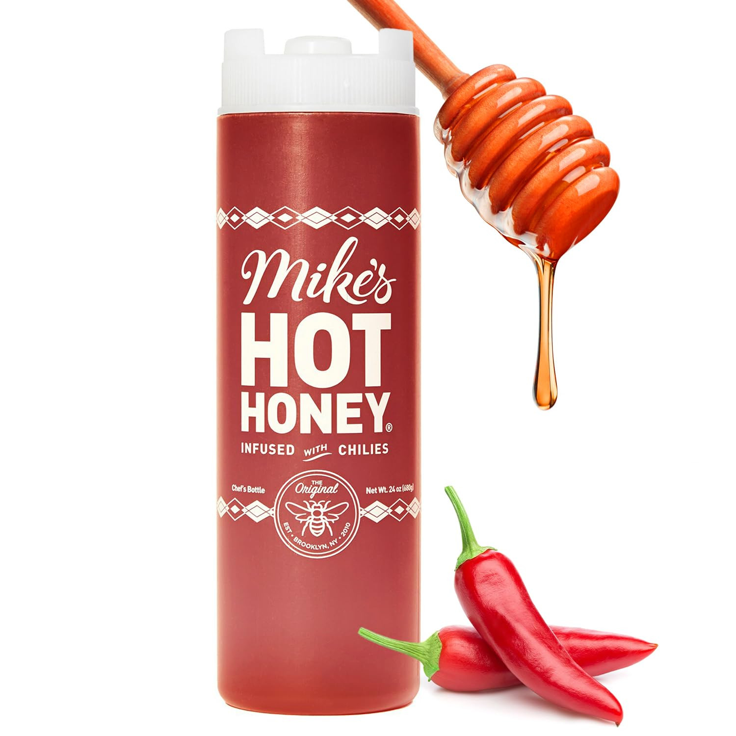 Spicy Chili Honey 24oz Sweet Heat Gluten Free Chef Bottle – US