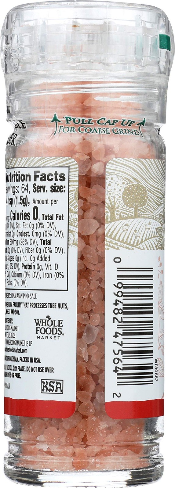 365 By WFM, Himalayan Pink Salt Grinder, 3.38 Ounce – 5 Count