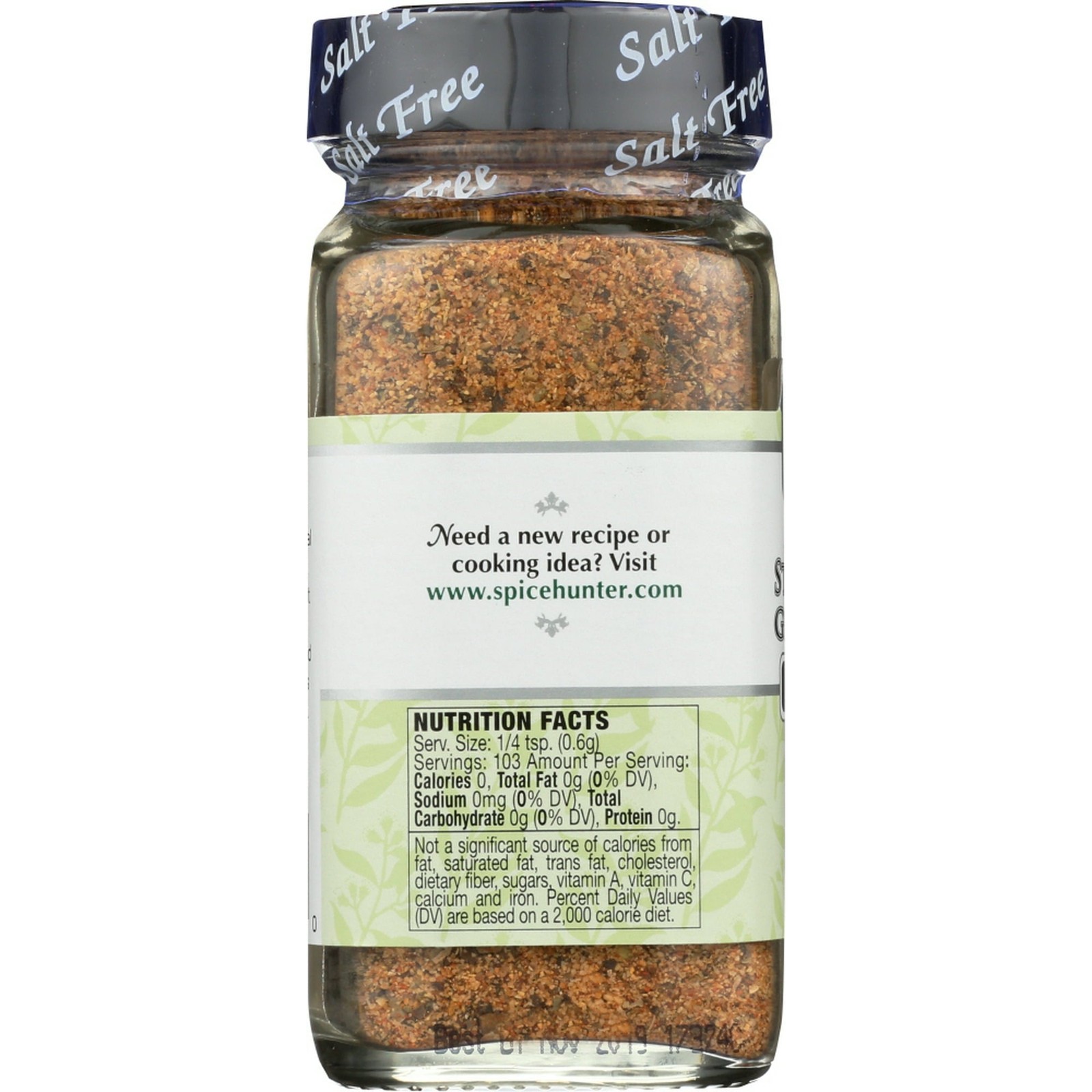 Spice Hunter The Steak Chop Grill Broil Blend Jar, Black Pepper, 2.2oz (2 Pack)