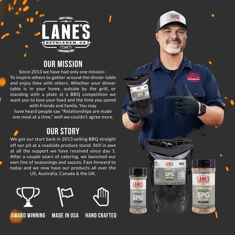 Lane’s SPG Seasoning & Rub, All-Natural Coarse Ground 32 Ounce (Pack of 1)