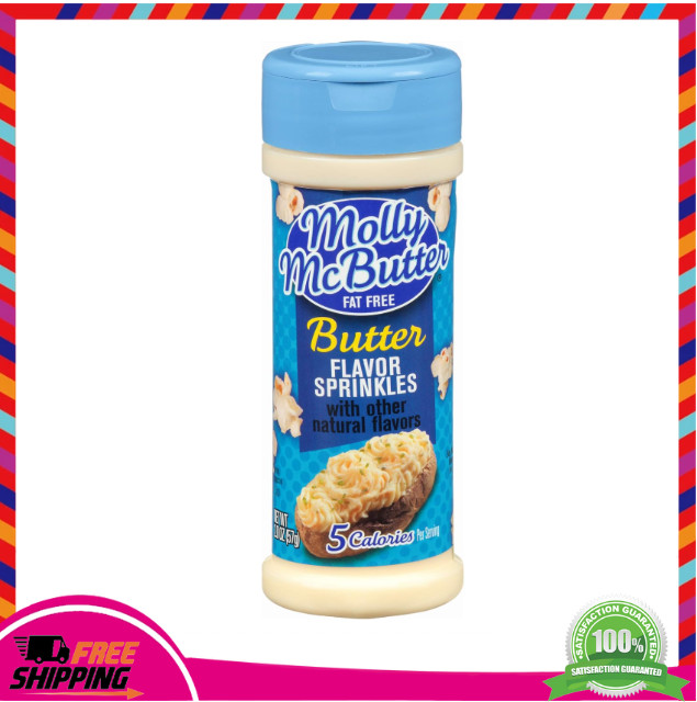 12 Pack Fat Free Butter Sprinkles 2oz Seasoning Shaker Healthy Topping