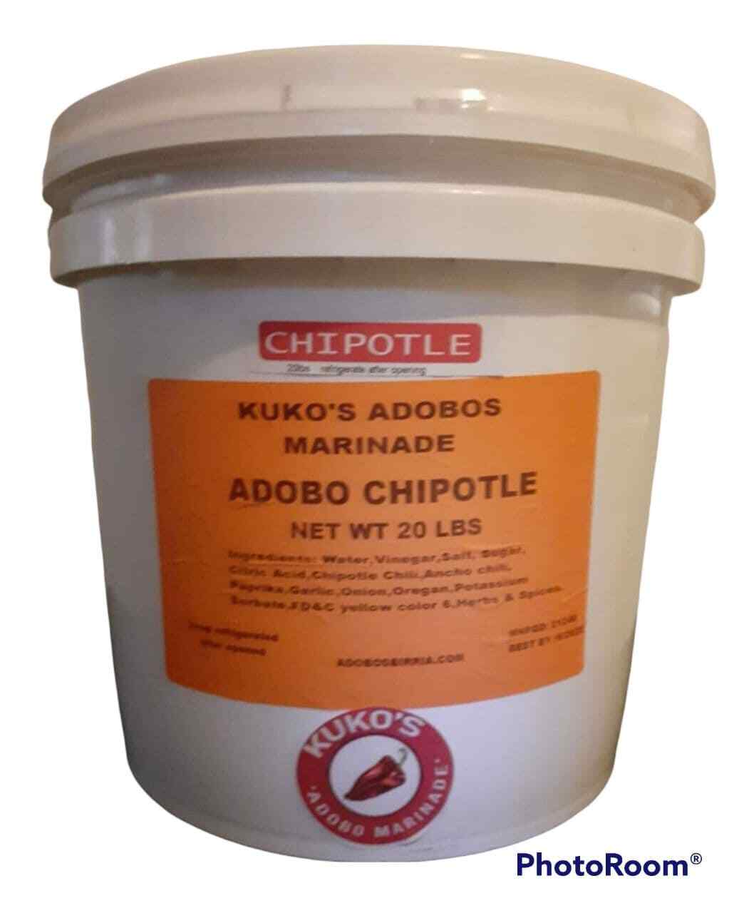 chipotle adobo marinade chili paste cooking sauce 20lbs 2 gallon