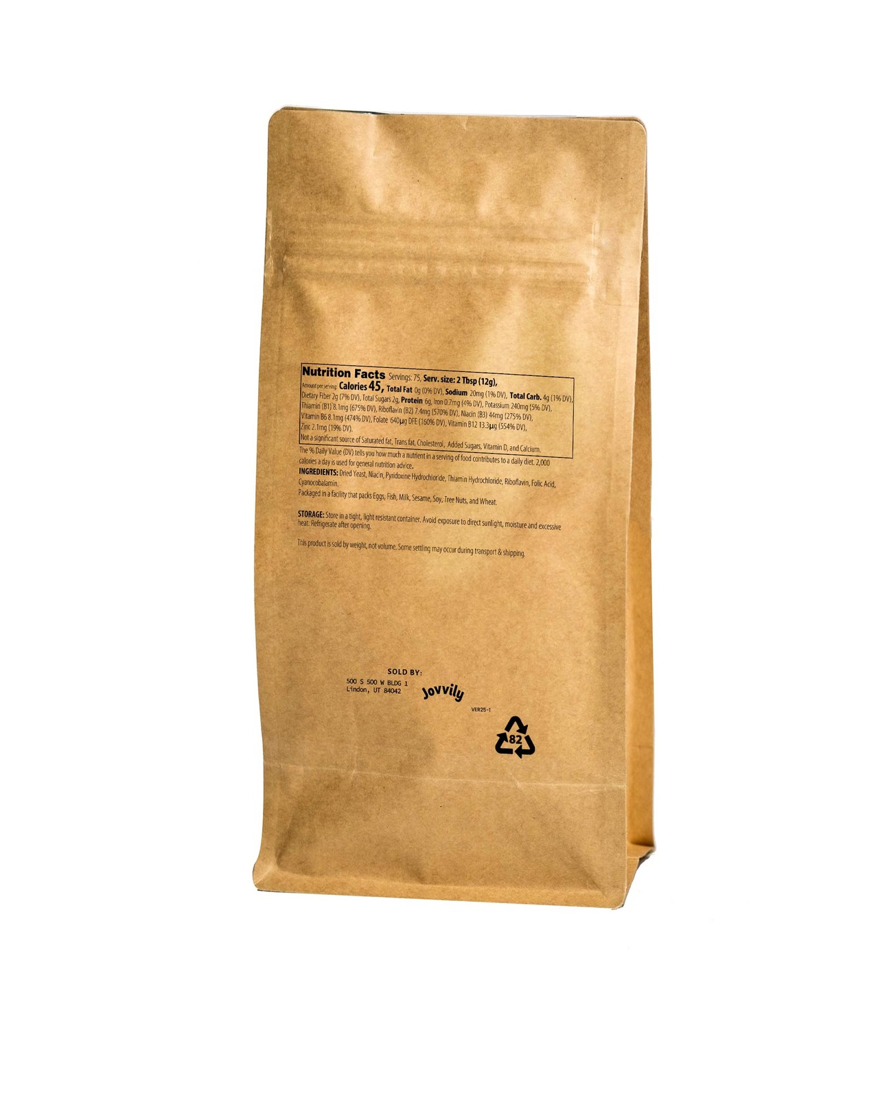Nutritional Yeast Flakes, Popcorn, Soups, Fortified (32 Ounce)