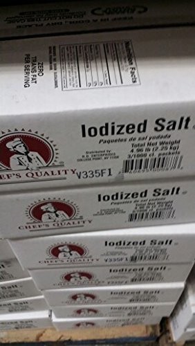 Chef’s Quality Iodized Salt (3000 Packets)