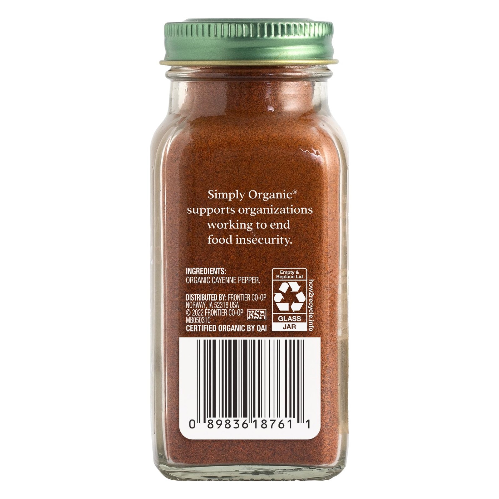 Pure Organic Cayenne Pepper – 2.89 Oz, Non-GMO, Kosher Certified
