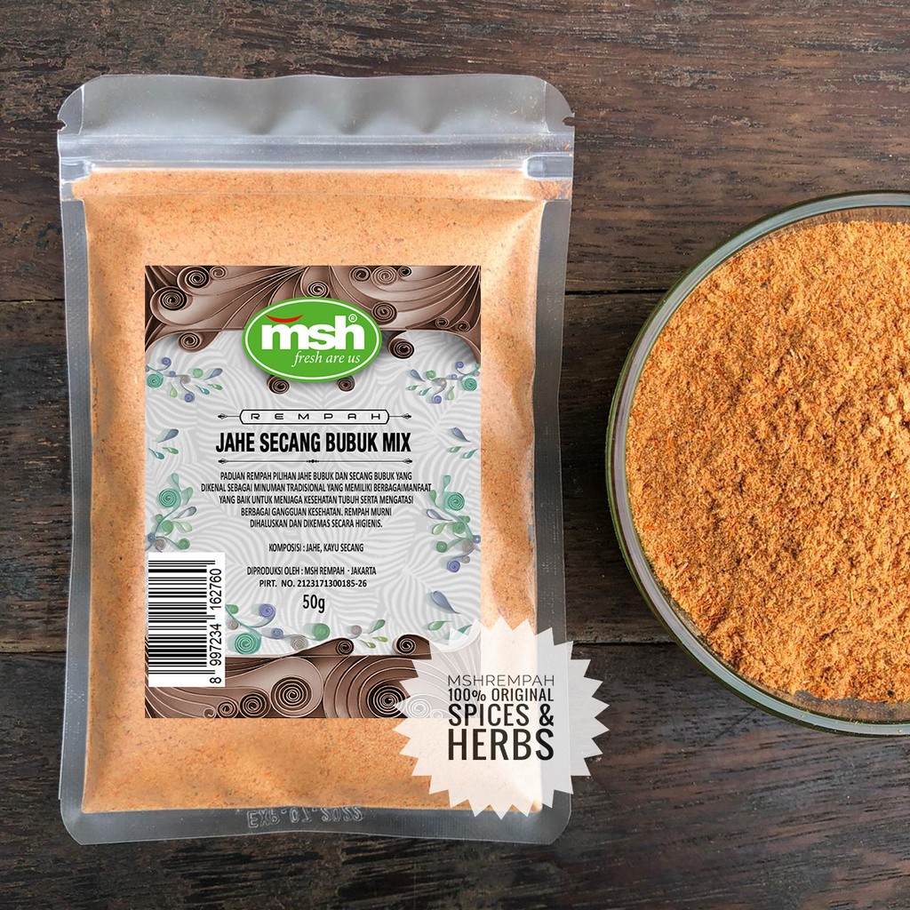 Ginger Sappan Drink Powder Mix 50g warming herbal blend