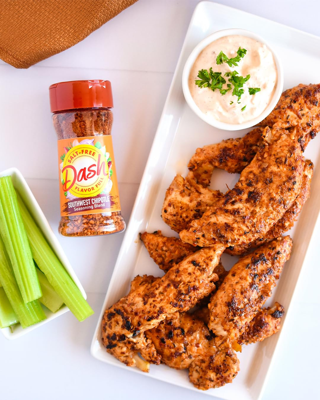 Dash Salt-Free Seasoning Blend, Southwest Chipotle, 21 Ounce