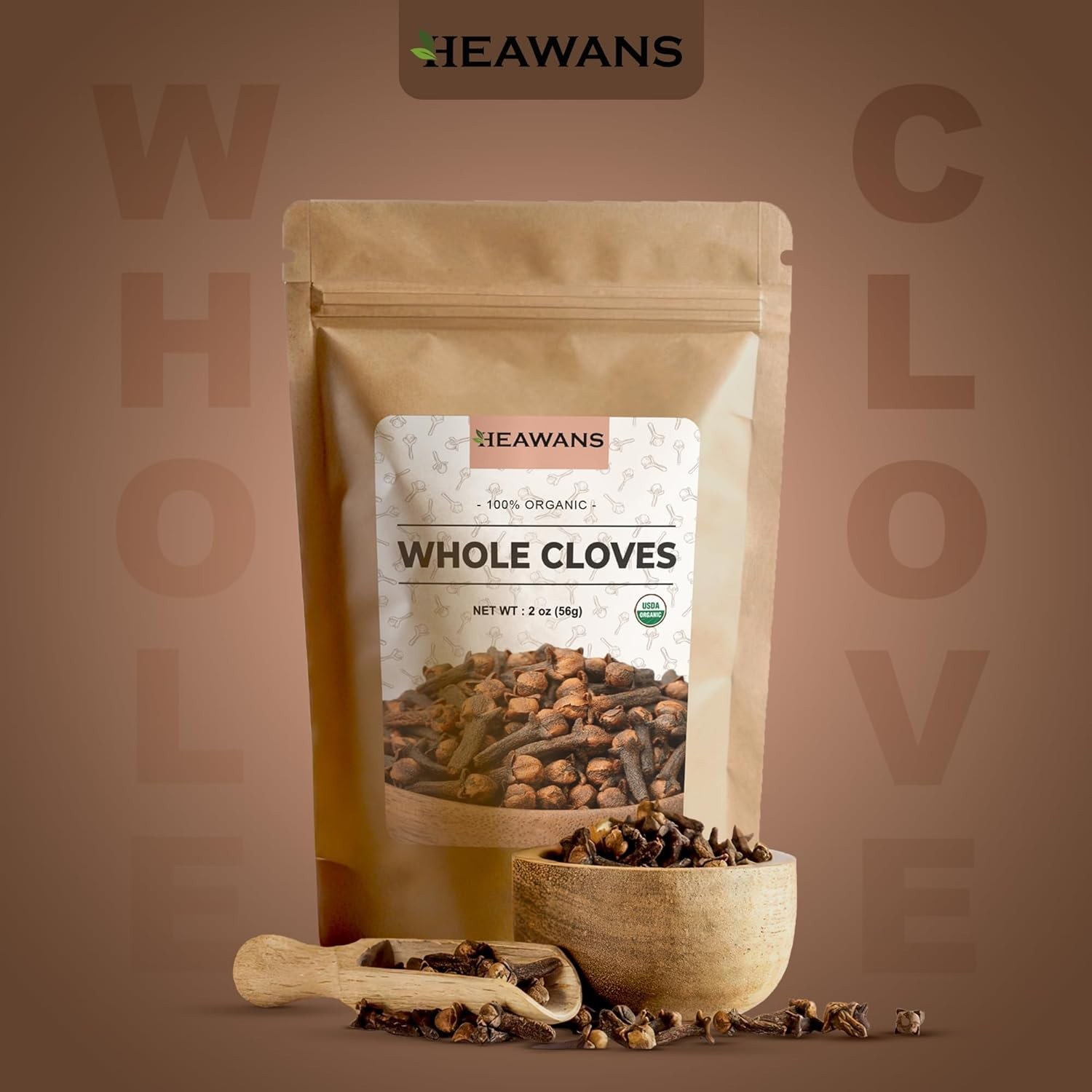 Hand-Picked Organic Whole Cloves – Grade 2 oz for Culinary Perfection