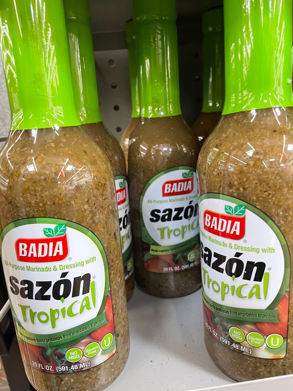 5 Pack Iberia Badia Sazon Tropical Marinade & Dressing 20 oz Bottles Cooking SCE