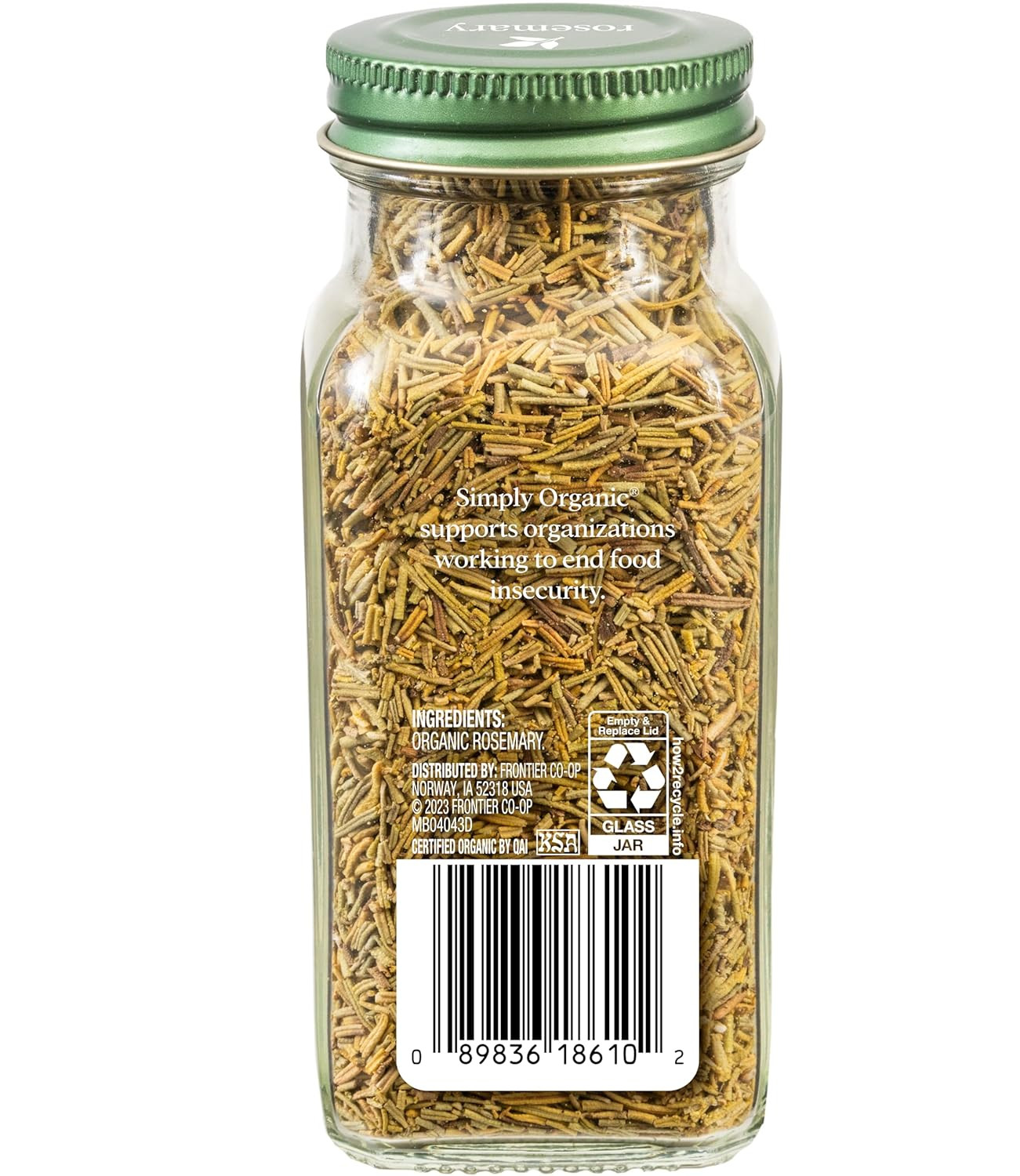 Whole Rosemary Leaf, 1.23 Ounce, Pungent, Herbaceous, Fresh Earthy Taste & Aroma