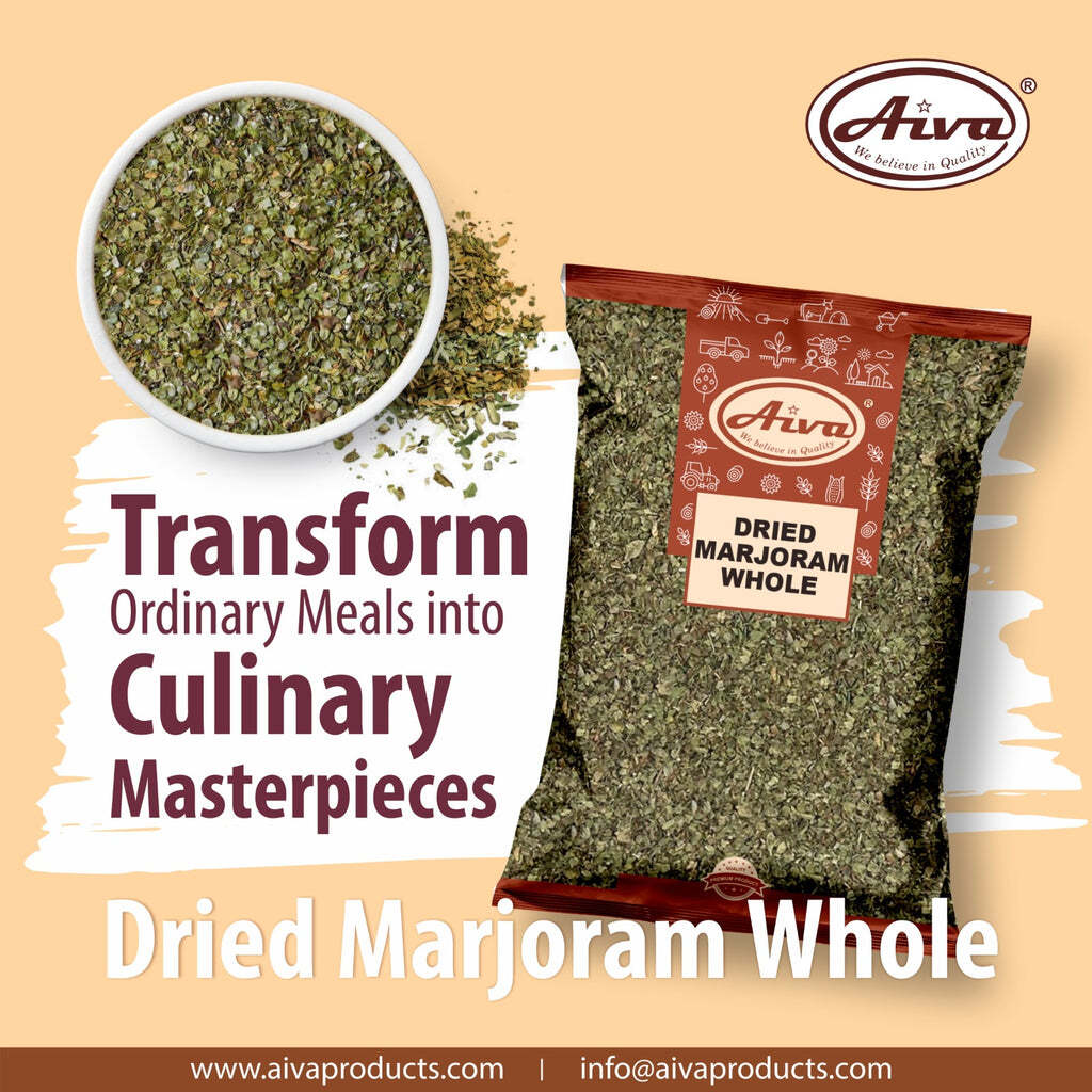 Aiva Dried Marjoram Whole (Culinary Marjoram Leaves)