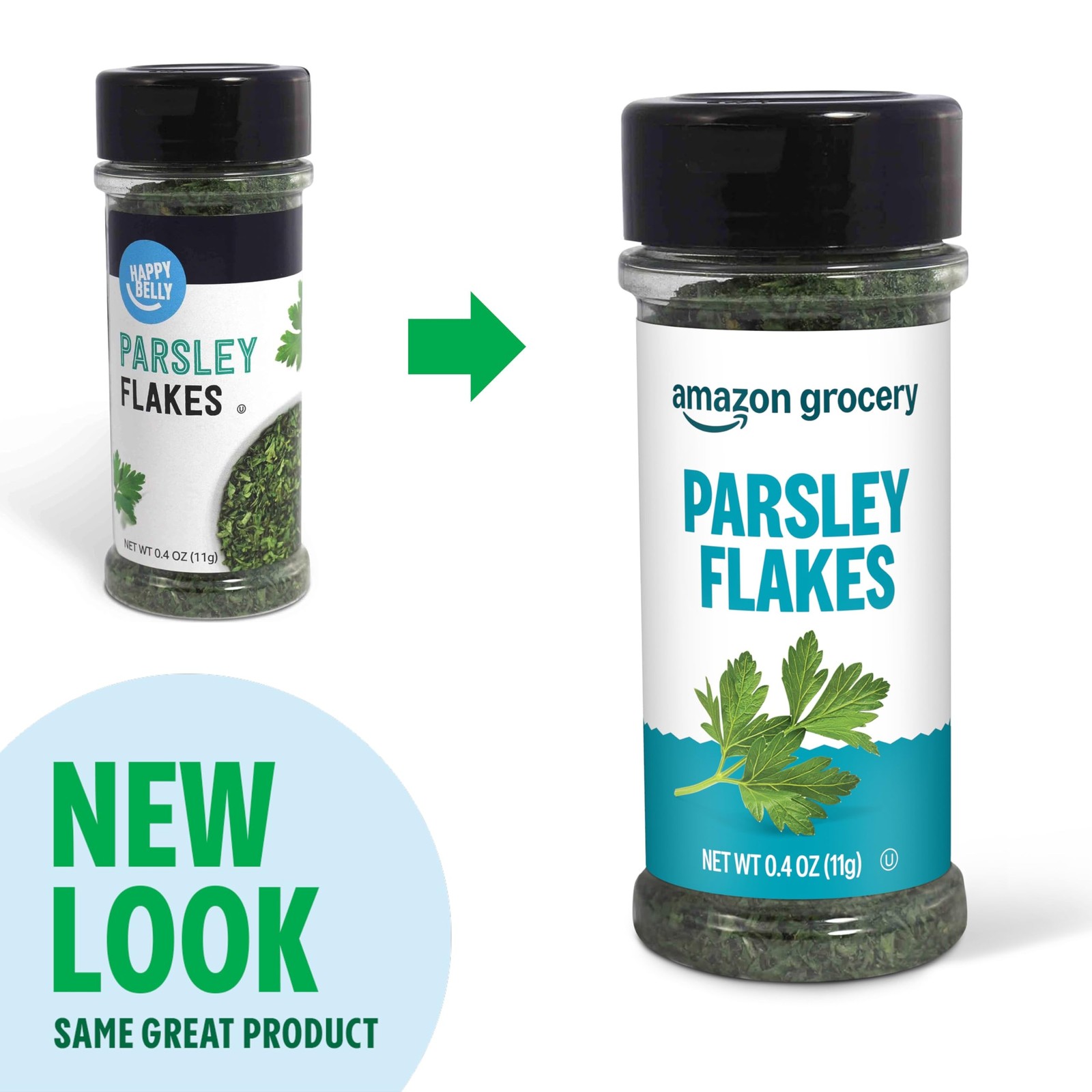 Amazon Grocery, Parsley Flakes, 0.4 Oz ounce (Pack of 1)