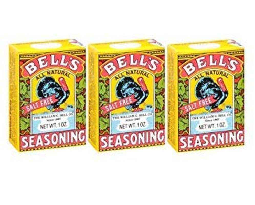 Bell’S All Natural Salt Free Poultry / Turkey Seasoning 1 Oz (Pack of 3)