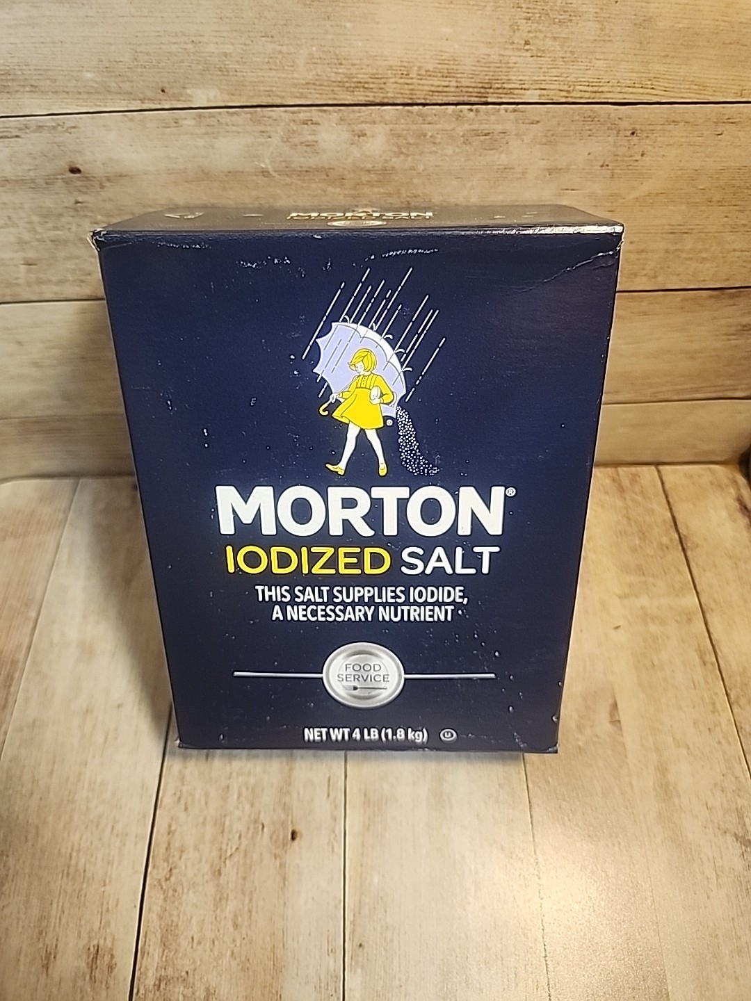 MORTON IODIZED Table Food Restaurant SALT 4 Lb Box – FREE SHIP