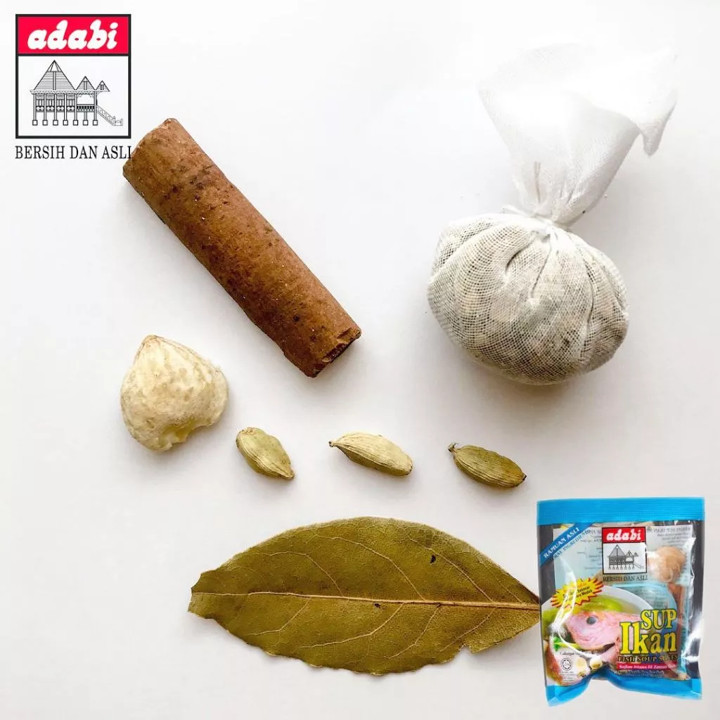 ADABI Sup Bunjut Fish Soup Spices (6 pack x 13g)