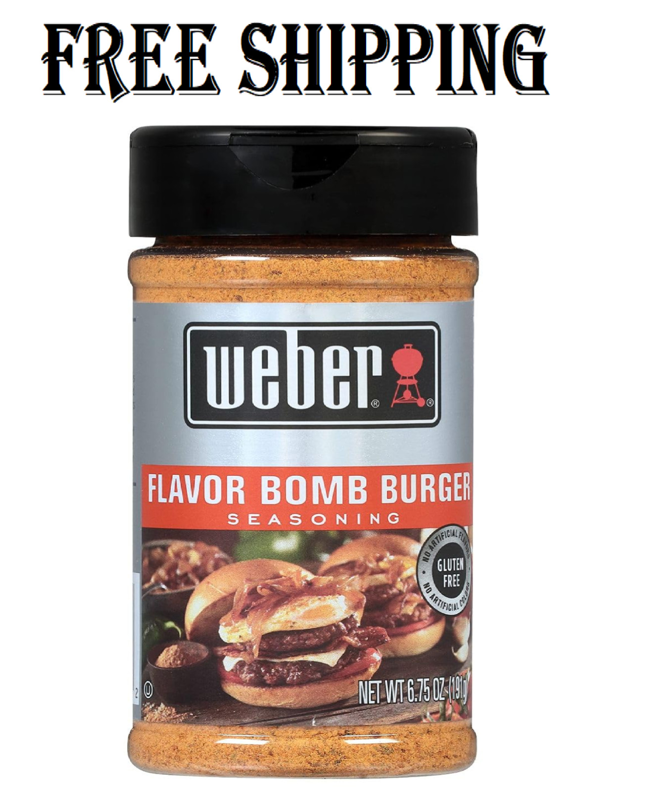 Weber Flavor Bomb Burger Seasoning, 6.75 Ounce ⭐️⭐️⭐️⭐️⭐️