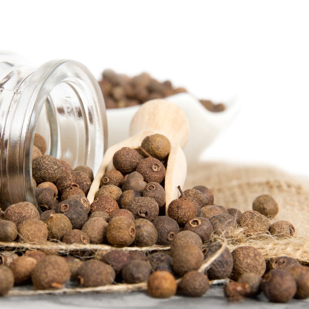 Whole Allspice Berries for Cakes Pies – Aromatic Spice 5.4 Ounce