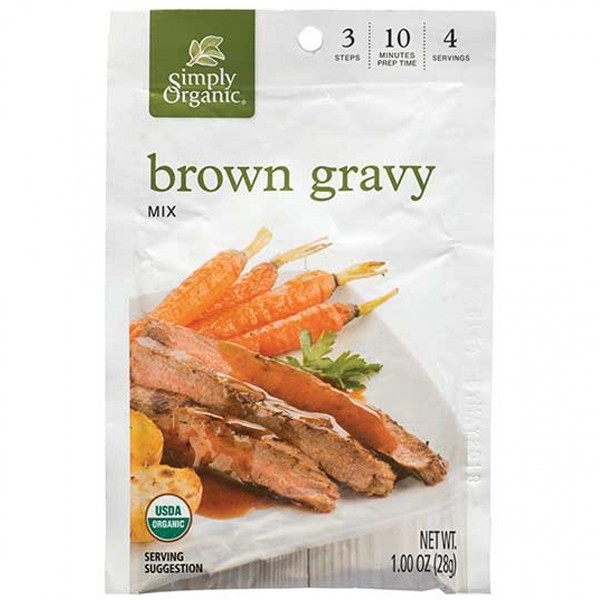 Simply Organic Brown Gravy Mix (Pack of 6)