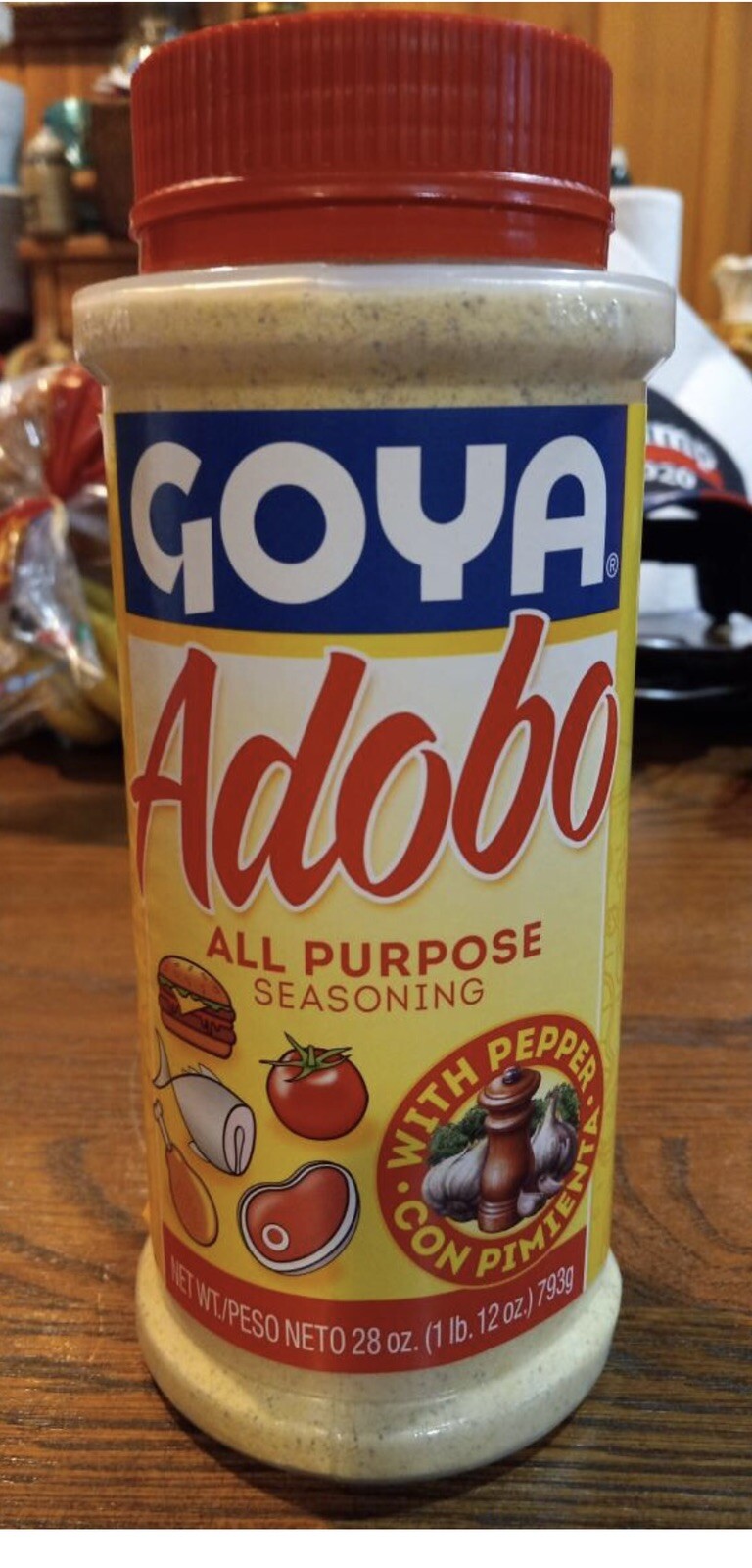 Goya Adobo with Pepper All Purpose Seasoning, 28.0 OZ Lot Of 6 New Exp 2026