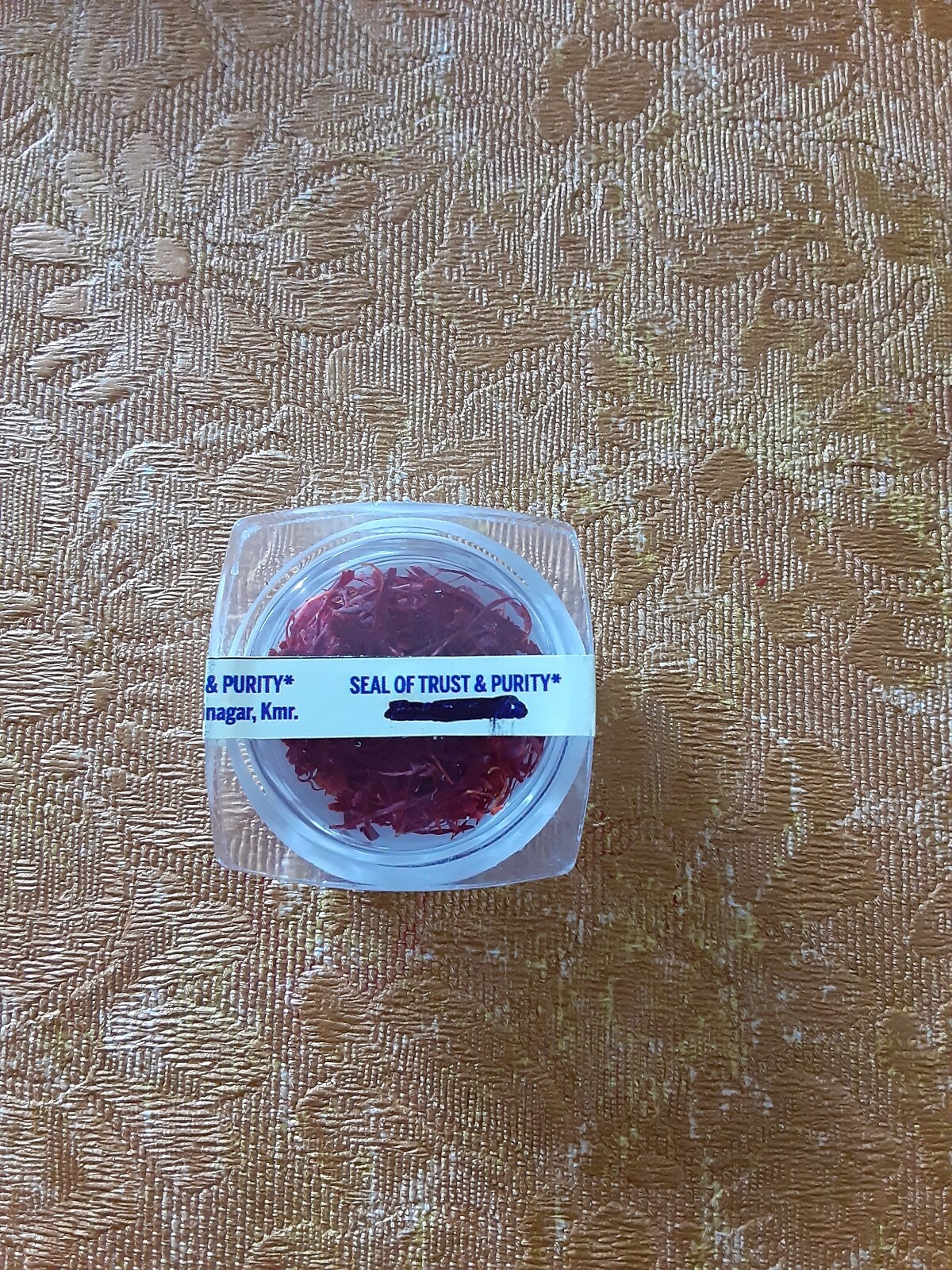 KASHMIRARK Organic saffron Kashmir Certified Grade A1 Mogra Kesar 1g