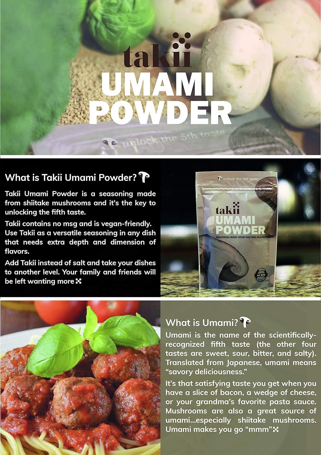 Umami Powder, Made From Shiitake Mushrooms, Add Instant Flavor And Depth T