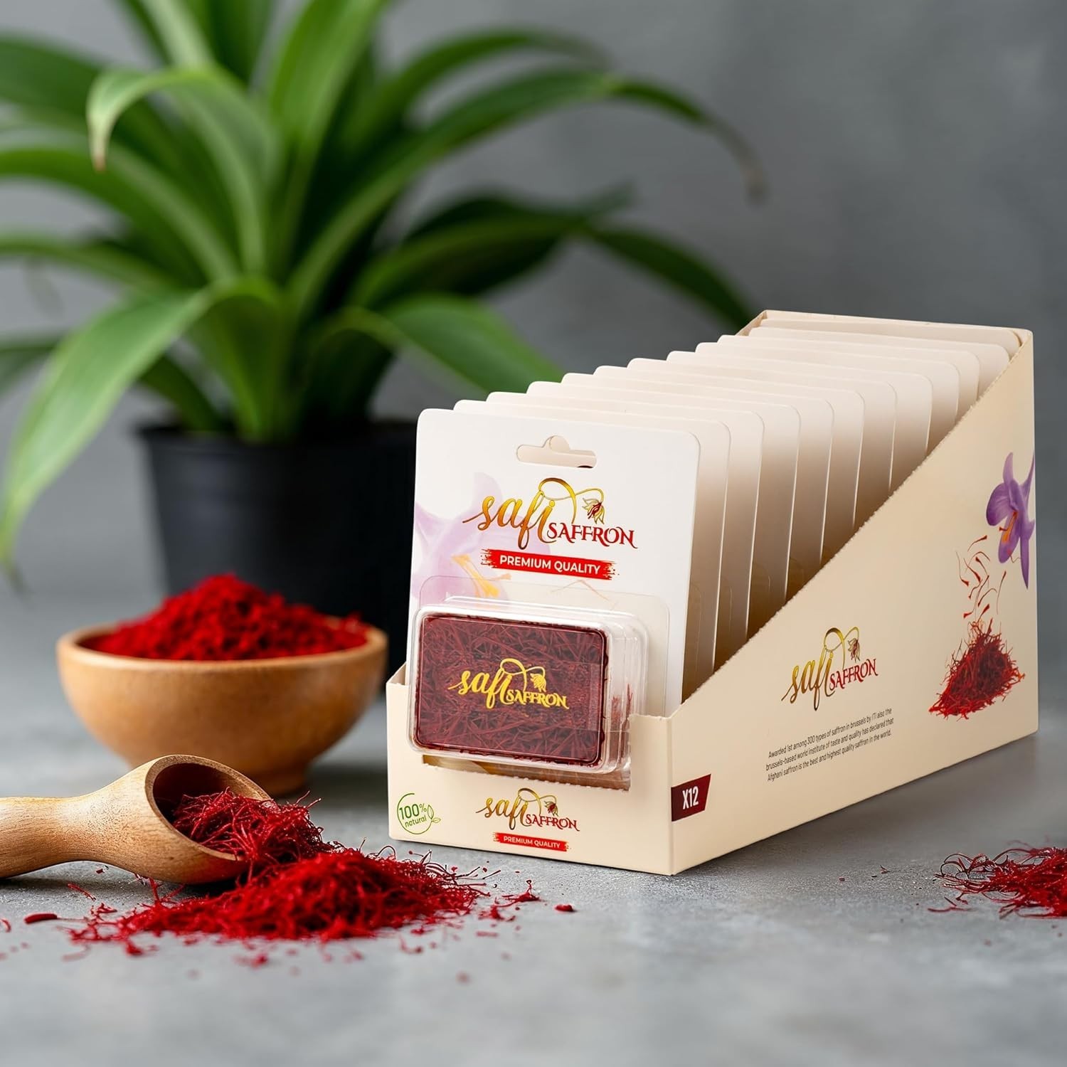 Organic 0.035 Ounce Saffron Threads | Pure, Gluten-Free, Gourmet Spice