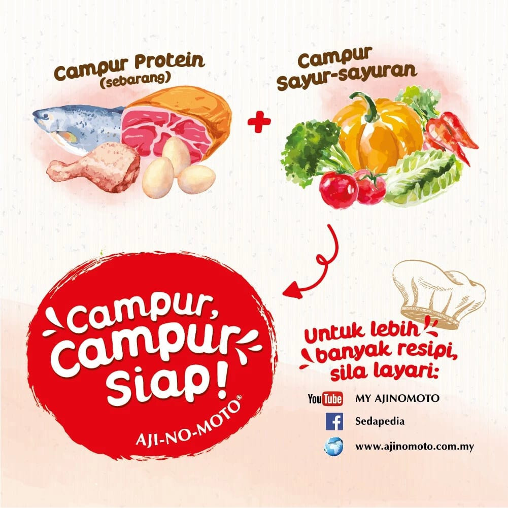 Umami Seasoning AJI-NO-MOTO Monosodium Glutamate Malaysia 500G