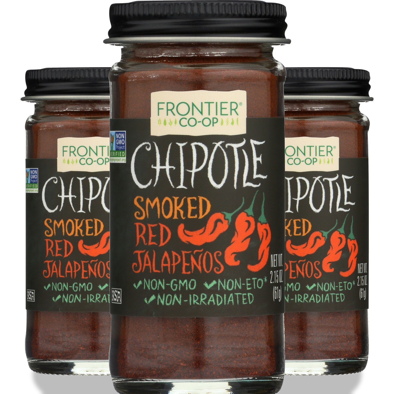 Frontier -Op Co-Op Chipotle Ground 2.15 Oz Seasoning 3 Pack