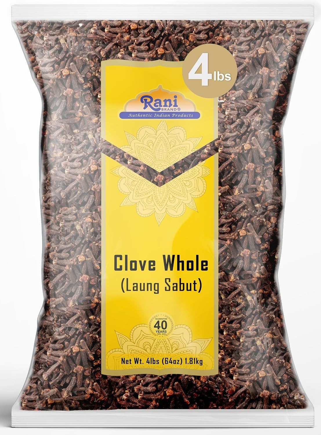Rani Whole Cloves 4lbs Bulk Bag ~ Indian Spice, Kosher, Non-GMO,